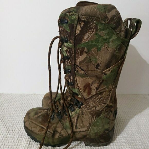RedHead Woman’s Camo Insulated Water Proof Hard Toe Lace Up Snake Boots Size 6.5 - Picture 7 of 12
